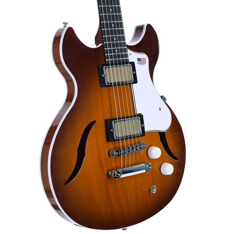 Harmony Standard Comet Electric Guitar, Sunburst With Case