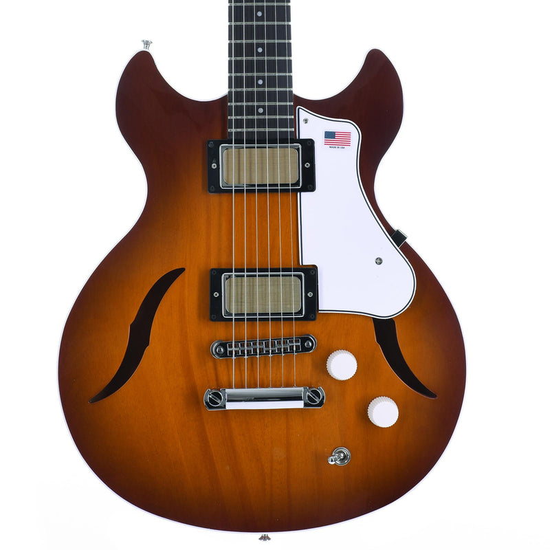 Harmony Standard Comet Electric Guitar, Sunburst With Case