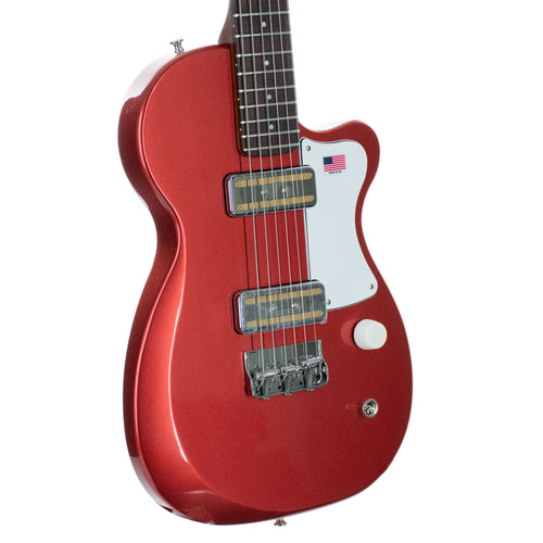 Harmony Standard Juno Electric Guitar, Rosewood, Rose, With Case