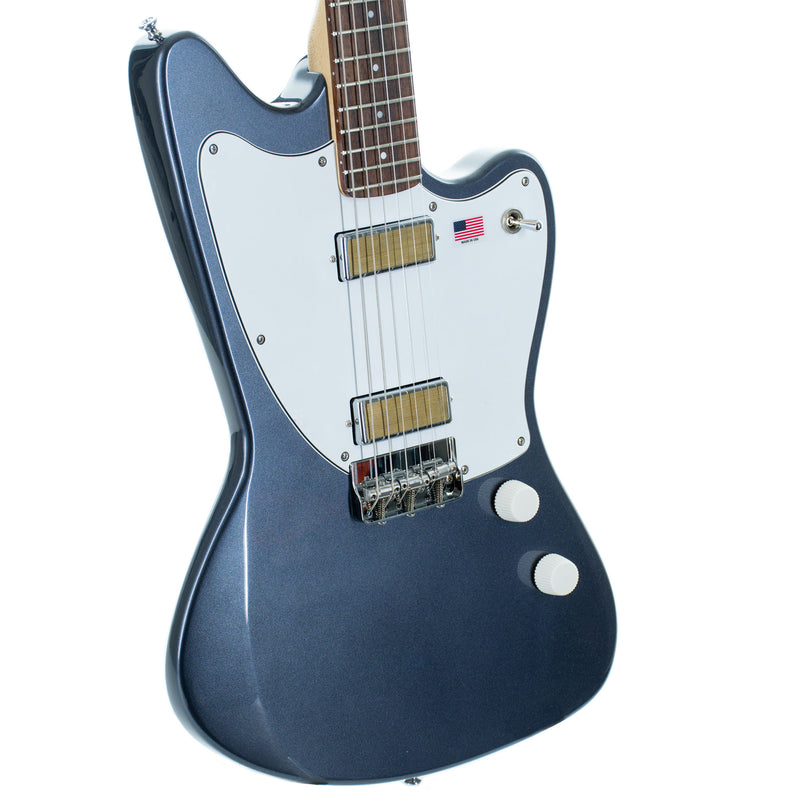 Harmony Standard Silhouette Electric Guitar, Rosewood, Slate, With Case