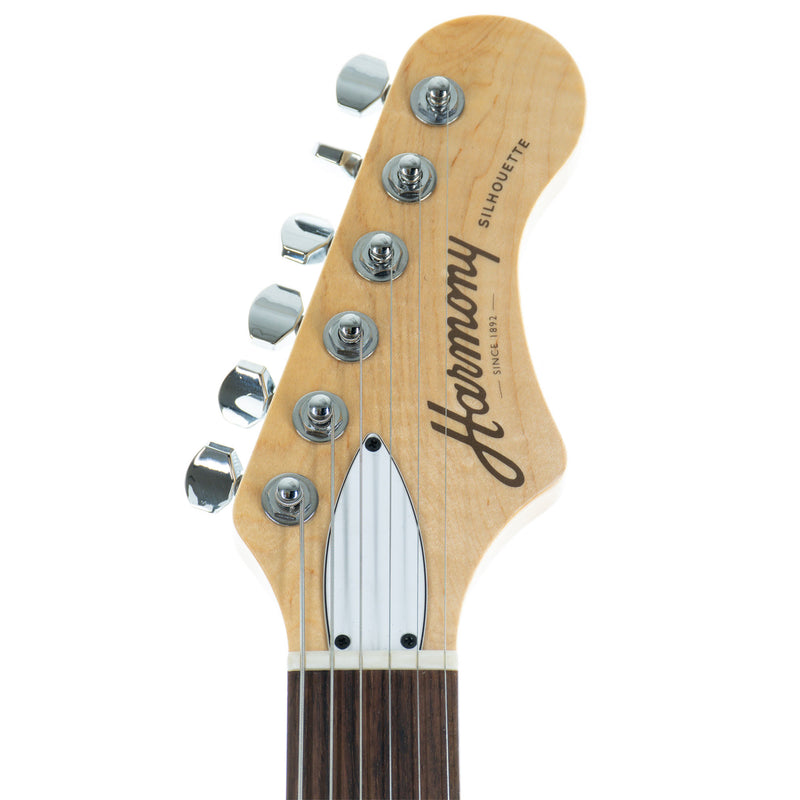 Harmony Standard Silhouette Electric Guitar, Rosewood, Slate, With Case