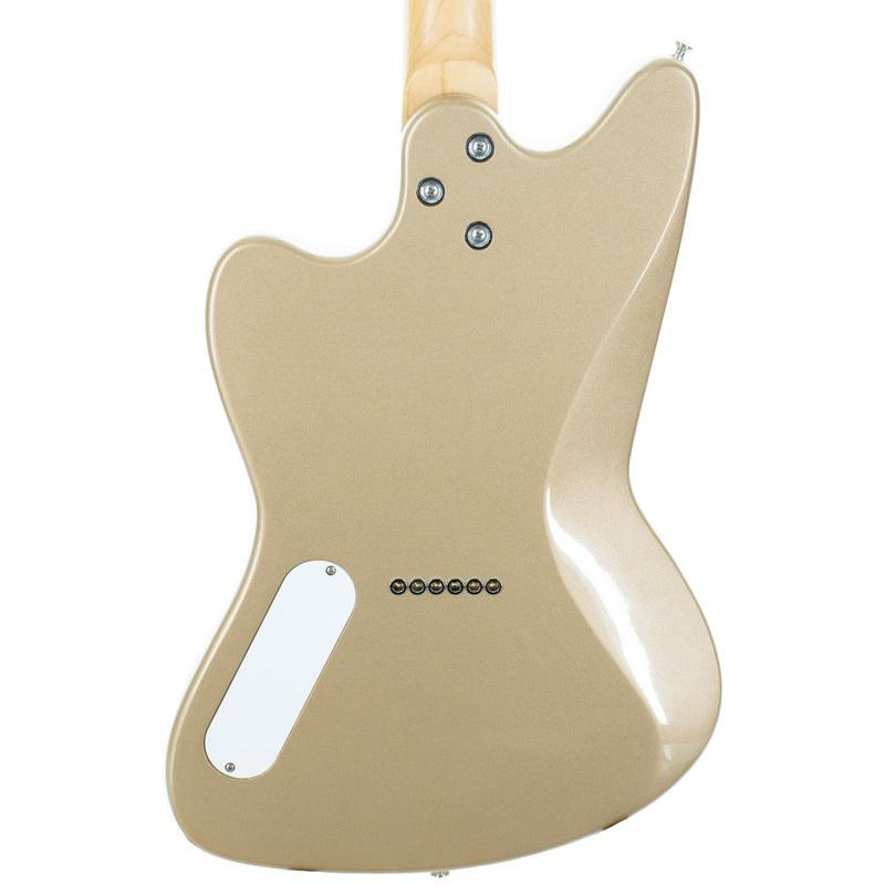 Harmony Standard Silhouette Electric Guitar With Case, Rosewood, Champagne