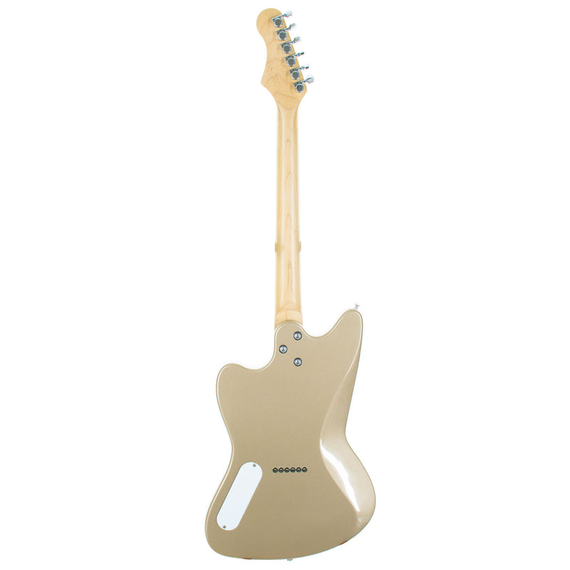 Harmony Standard Silhouette Electric Guitar With Case, Rosewood, Champagne