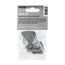 Herco 1.01 Flex 75 Heavy Nylon Flat Picks Silver 12 Pack
