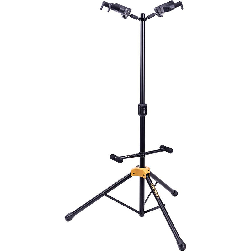 Hercules Plus Series Universal Autogrip Duo Guitar Stand With Foldable Backrest