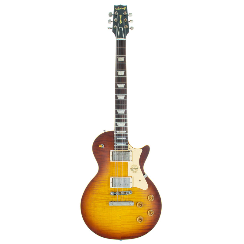 Heritage Custom Shop Core Collection H-150 Artisan Aged Electric Guitar With Case, Tobacco Sunburst