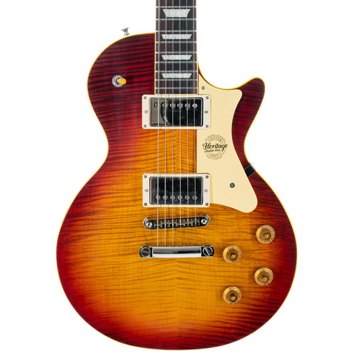 Heritage Custom Shop Core Collection H-150 Electric Guitar With Case, Dark Cherry Sunburst