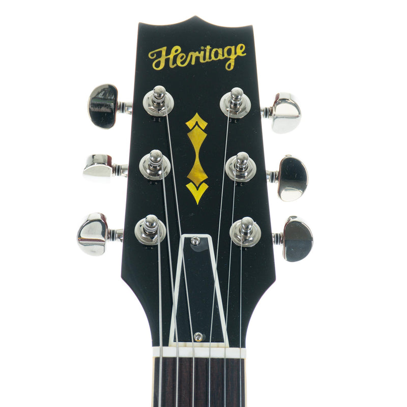 Heritage Custom Shop Core Collection H-150 Plain Top Electric Guitar with Case, Dark Cherry Sunburst