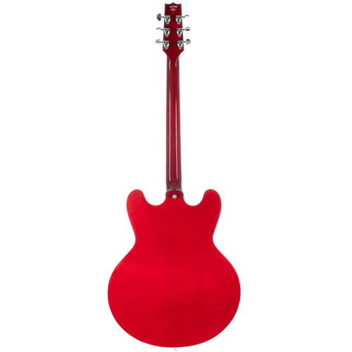 Heritage H-530 Hollow Electric Guitar With Case, Trans Cherry