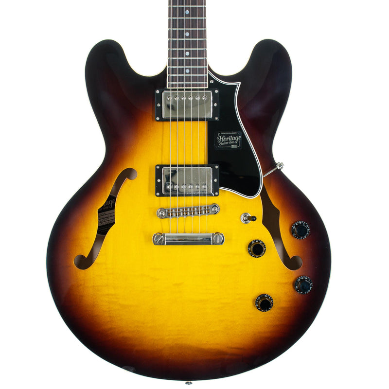 Heritage Standard H-535 Semi Hollow Electric Guitar With Case, Original Sunburst