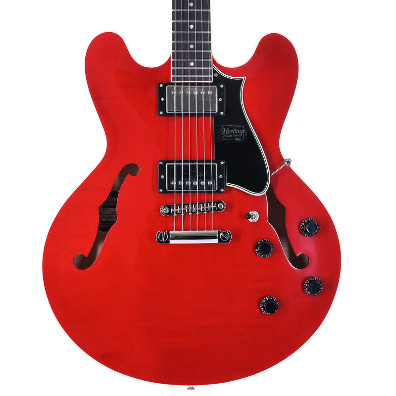 Heritage Standard H-535 Semi Hollow Electric Guitar With Case, Trans Cherry