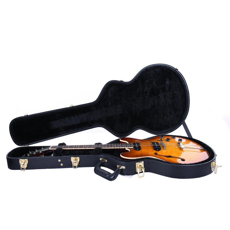 Heritage Standard H-530 Hollow Electric Guitar, Almond Burst With Case