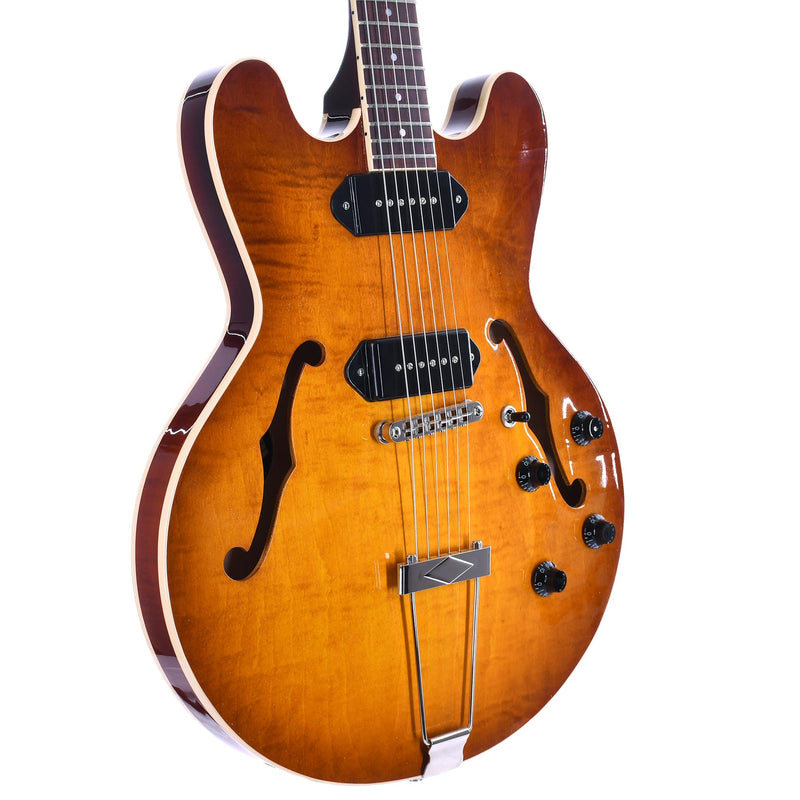 Heritage Standard H-530 Hollow Electric Guitar, Almond Burst With Case