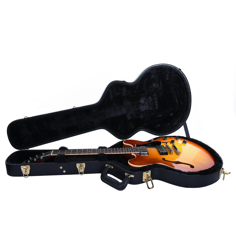 Heritage Standard H-535 Semi Hollow Electric Guitar, Almond Burst With Case