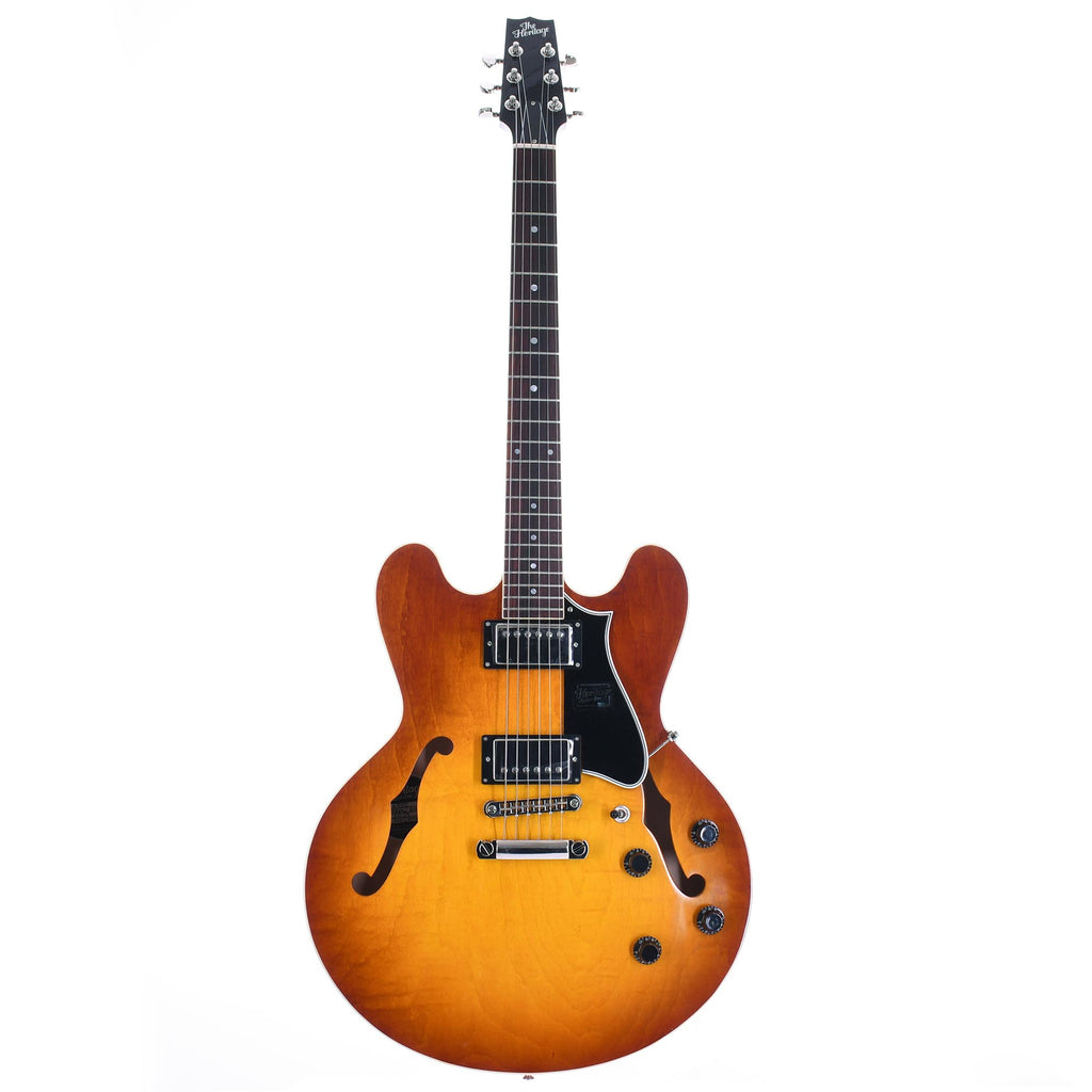 Heritage Standard H-535 Semi Hollow Electric Guitar, Almond Burst With