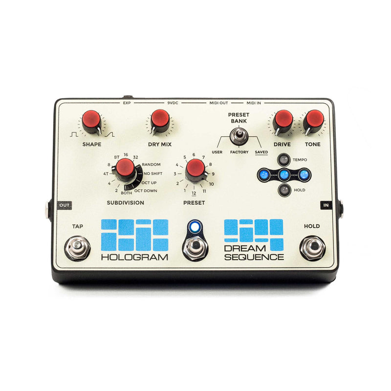 Hologram Dream Sequence Programmable Rhythm And Octave Pedal
