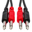 Hosa 4M Stereo Interconnect Dual Cable 1/4" TS To Same (13.2 Ft)