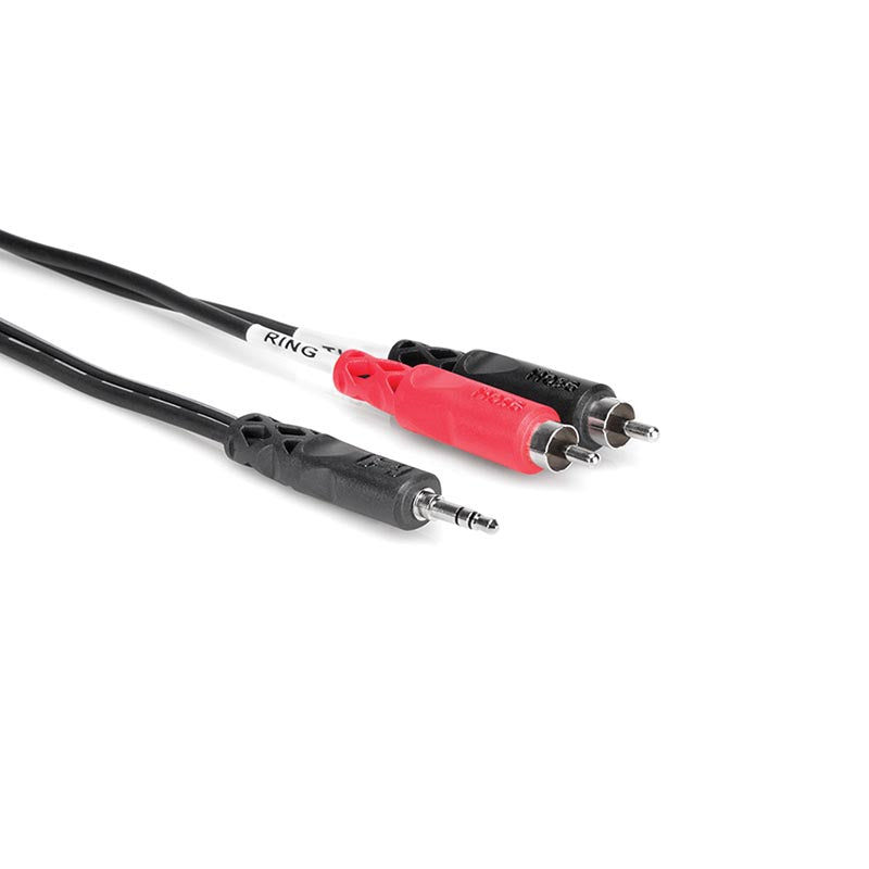 Hosa 6ft Y Cable 3.5mm TRS - RCA