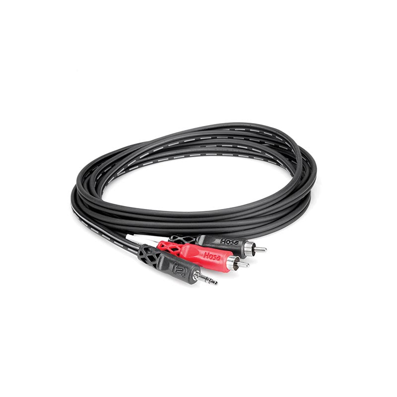Hosa Y Cable 3.5mm TRS - RCA 3ft