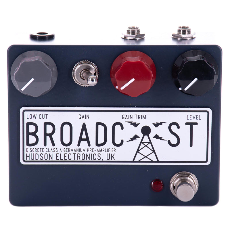 Hudson Electronics Broadcast Discrete Class-A Germanium Pre-Amplifier Effect Pedal