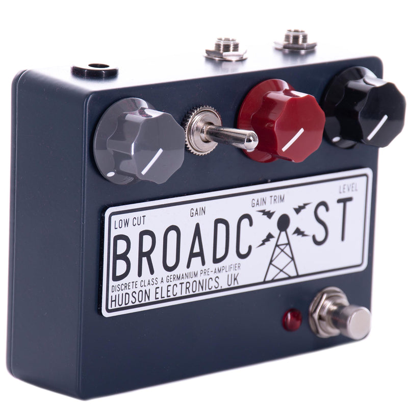 Hudson Electronics Broadcast Discrete Class-A Germanium Pre-Amplifier Effect Pedal
