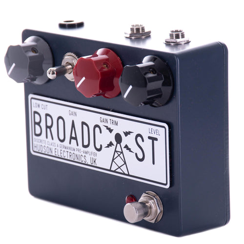 broadcast fuzz pedal Hudson Electronics Broadcast Discrete Class-A Germanium Pre-Amplifier