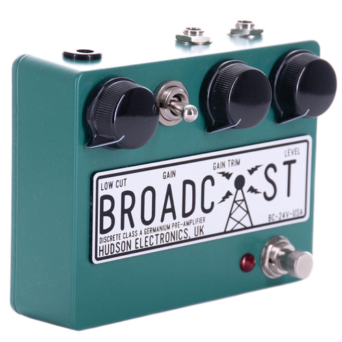 hudson broadcast pedal Hudson Electronics Broadcast 24 Volt Discrete Class-A Germanium Pre-Am
