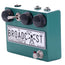 Hudson Electronics Broadcast 24 Volt Discrete Class-A Germanium Pre-Amplifier Effect Pedal, Turquoise Green