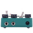 Hudson Electronics Broadcast 24 Volt Discrete Class-A Germanium Pre-Amplifier Effect Pedal, Turquoise Green