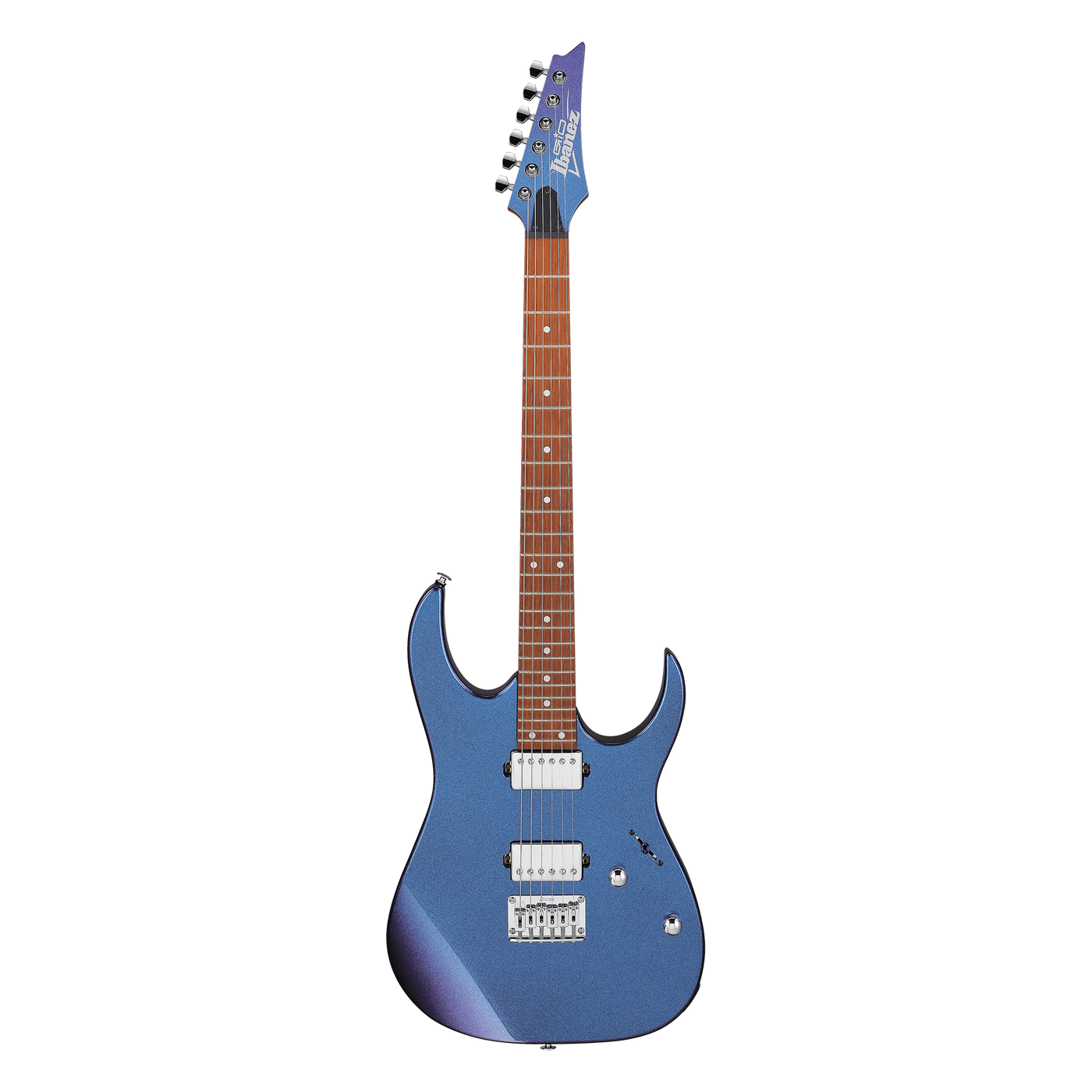 Ibanez Gio RG GRG121SP Electric Guitar, Blue Metal Chameleon