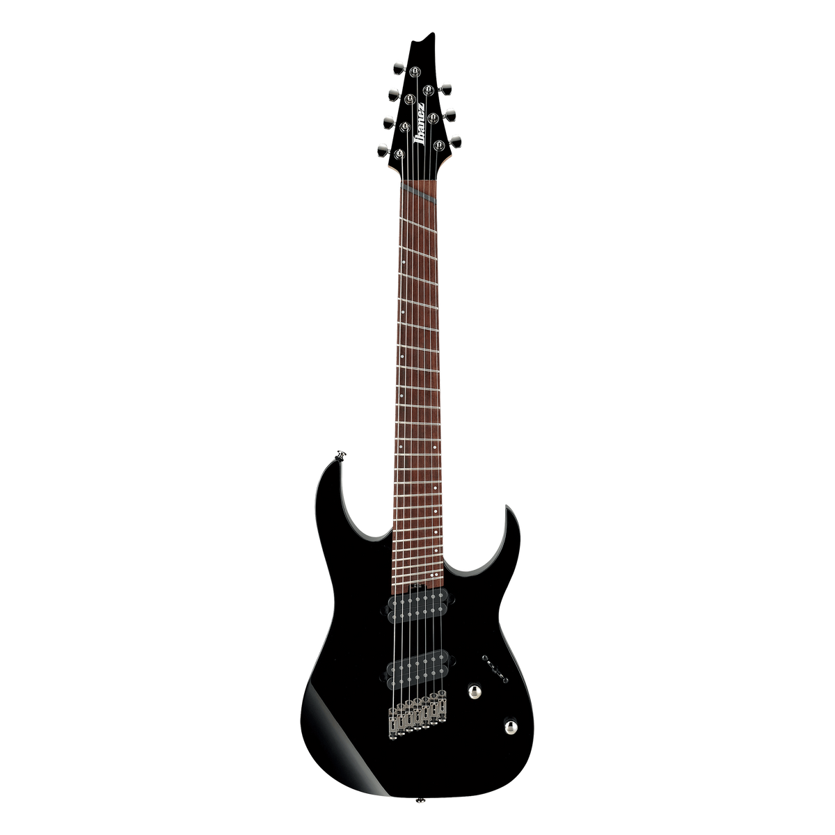 Ibanez RGMS7 Multi Scale 7 String Electric Guitar, Black