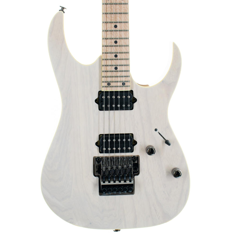 Ibanez RG652AHM RG Prestige Electric Guitar, Antique White Blonde With Case