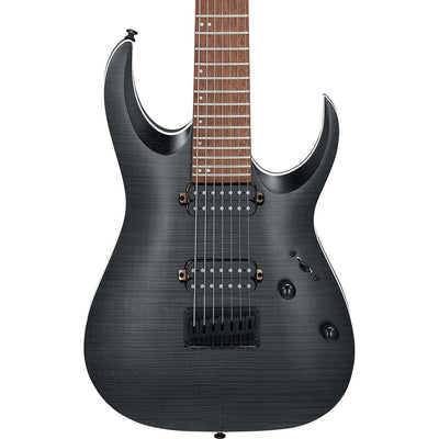 Ibanez RGA Standard 7 String Electric Guitar, Transparent Gray Flat