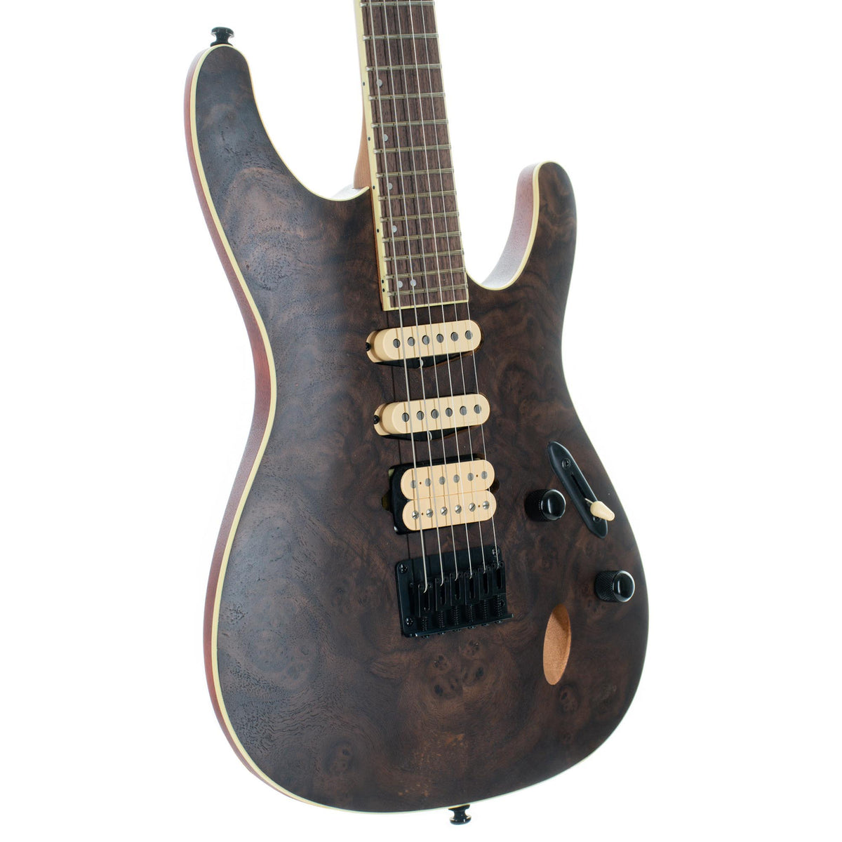 Ibanez S Standard SEW761CW Electric Guitar, Natural Flat