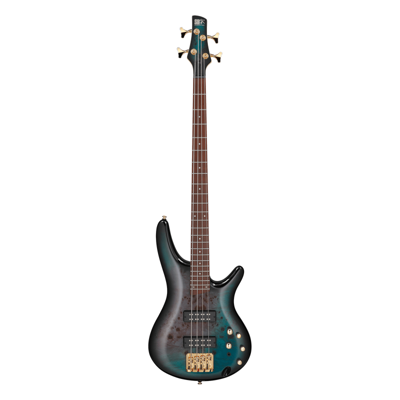 Ibanez SR Standard 4 String Electric Bass Guitar, Tropical Seafloor Burst