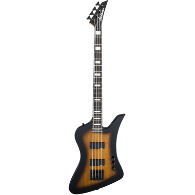 Jackson JS Series Kelly Bird Bass IV JS2 Amaranth, Tobacco Burst