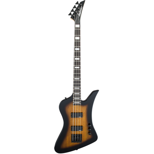 Jackson JS Series Kelly Bird Bass IV JS2 Amaranth, Tobacco Burst