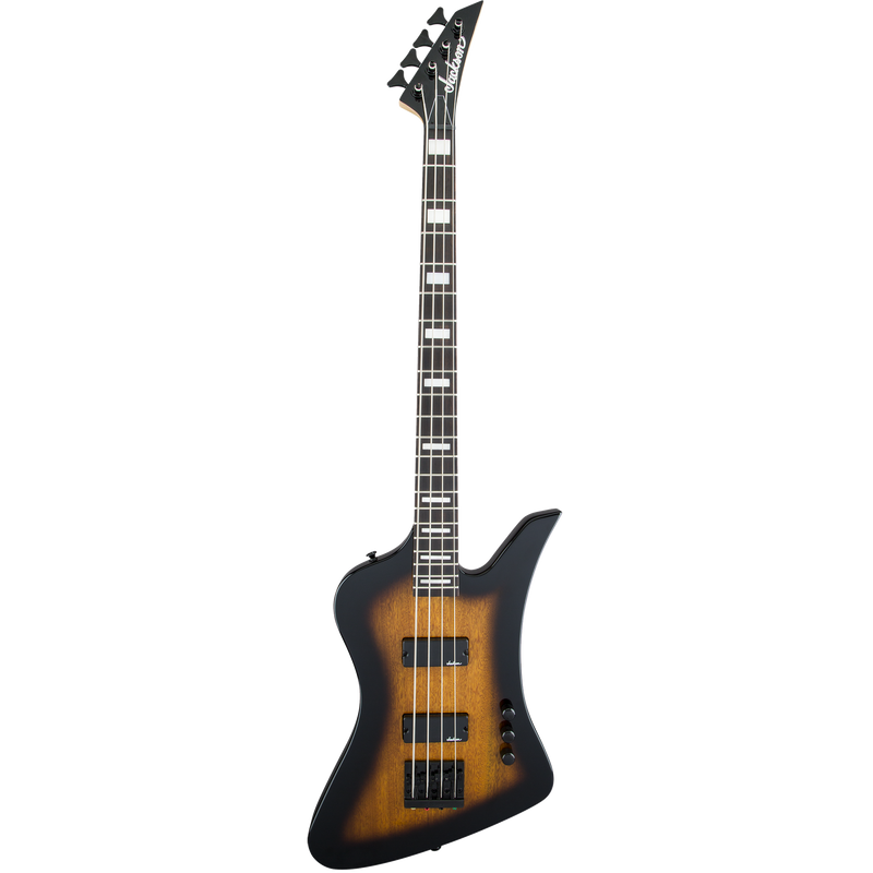 Jackson JS Series Kelly Bird Bass IV JS2 Amaranth, Tobacco Burst