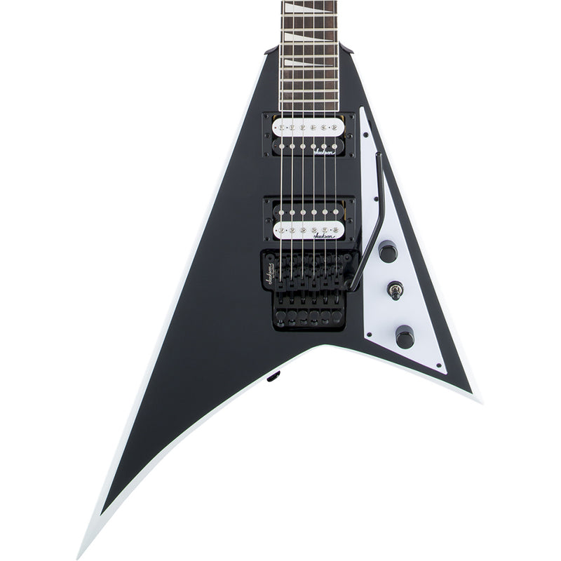 Jackson JS Series Rhoads JS32 Electric Guitar, Amaranth, Black With White Bevels