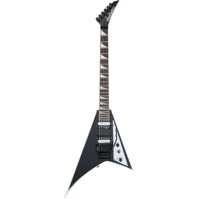 Jackson JS Series Rhoads JS32 Electric Guitar, Amaranth, Black With White Bevels