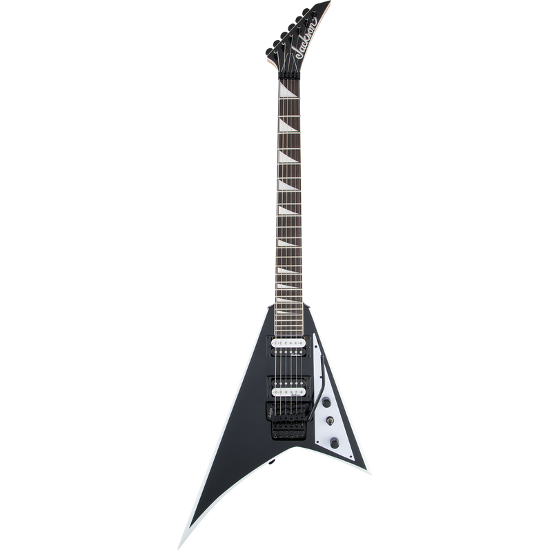 Jackson JS Series Rhoads JS32 Electric Guitar, Amaranth, Black With White Bevels