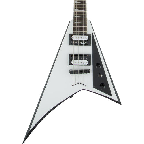 Jackson JS Series Rhoads JS32T Amaranth Fingerboard White With Black Bevels
