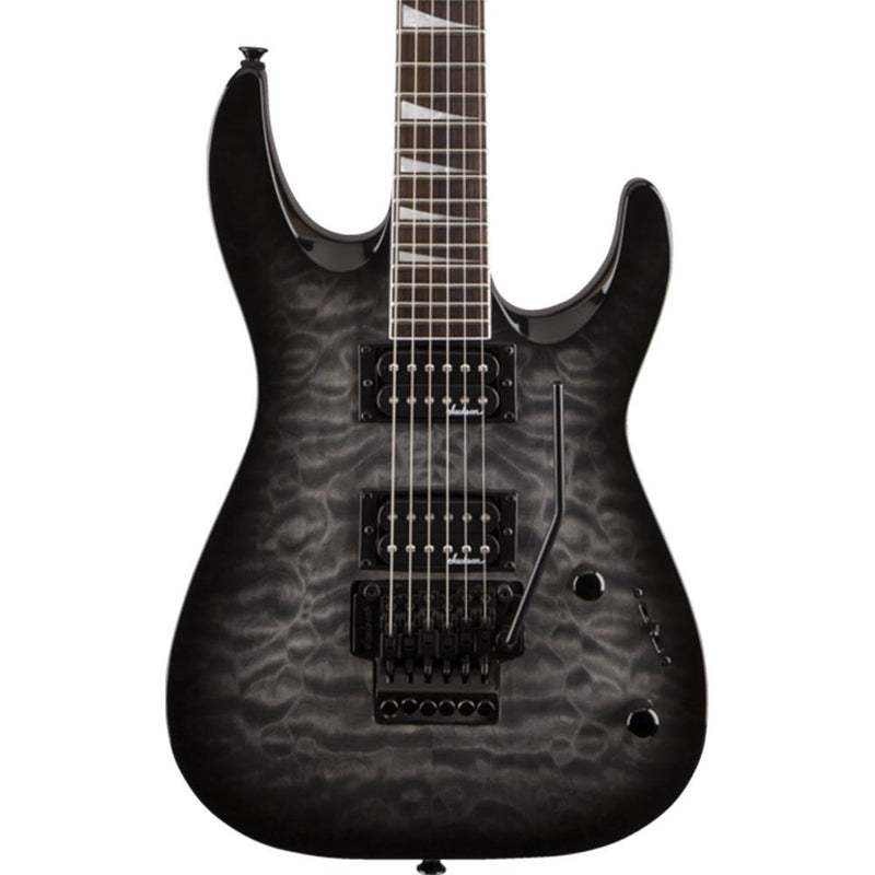 Jackson JS32Q Dinky Arch Top - Quilted Maple Transparent Black