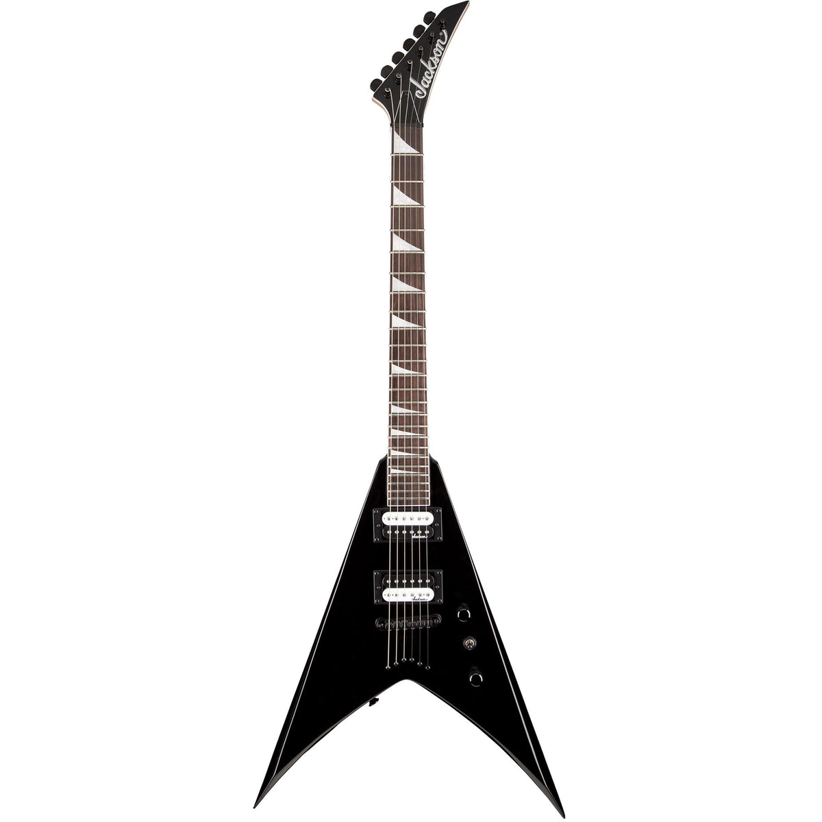Jackson JS32T King V - Strings-Thru Body - Gloss Black
