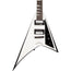 Jackson JS32T Rhoads, Strings-Thru Body - White With Black Bevels