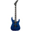 Jackson JS32TQ Dinky Arch Top, RW FB, Quilted Maple, Transparent Blue