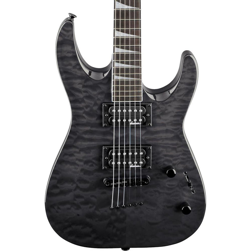 Jackson JS32TQ Dinky - DKA - Quilted Maple - Trans Black