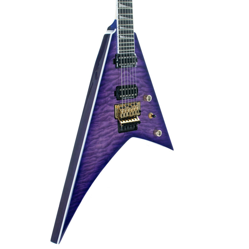 Jackson Pro Series Rhoads RR24Q Ebony, Transparent Purple