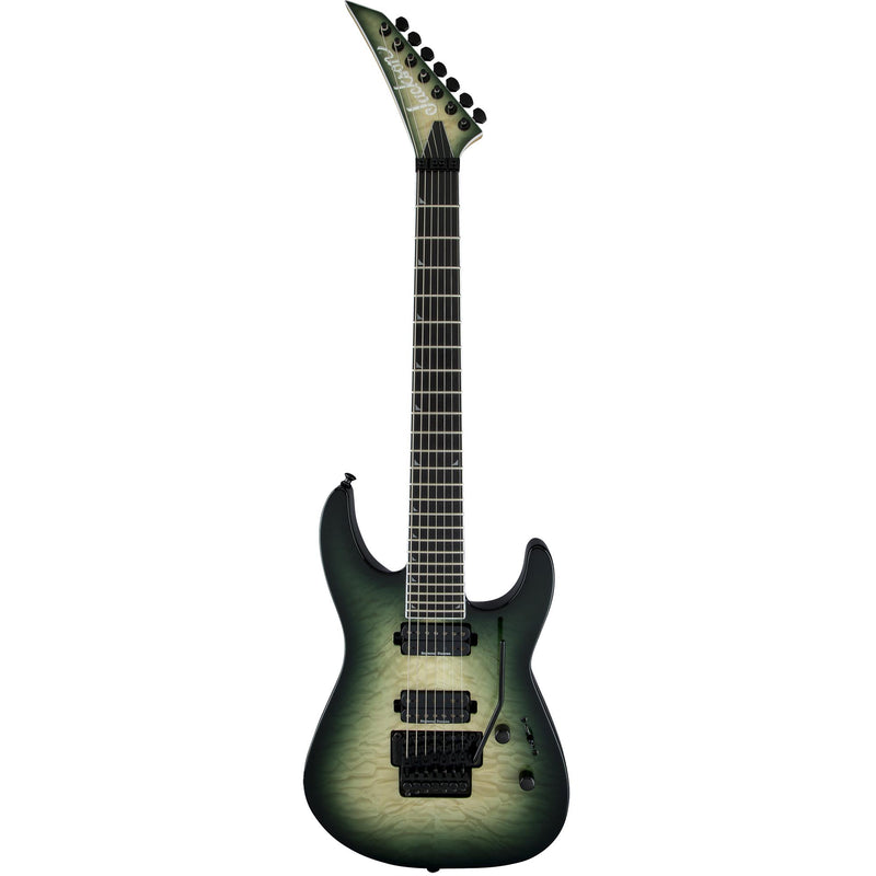 Jackson Pro Series Soloist SL7Q - Ebony - Alien Burst