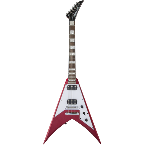 Jackson X Series Signature Scott Ian King V KVXT Electric Guitar, Laurel, Candy Apple Red